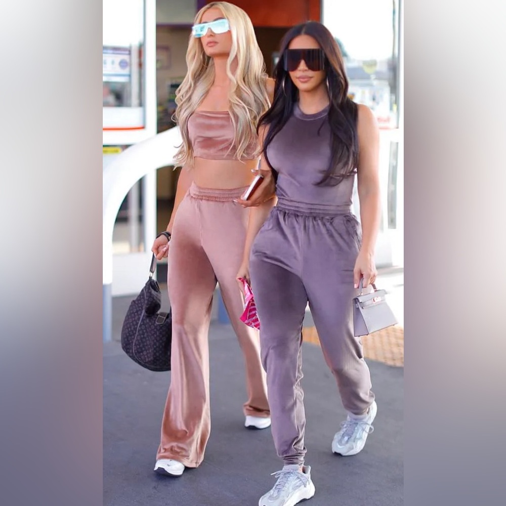 Skims Velour Tracksuit Set